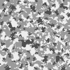 Abstract camouflage khaki seamless pattern background. Illustration