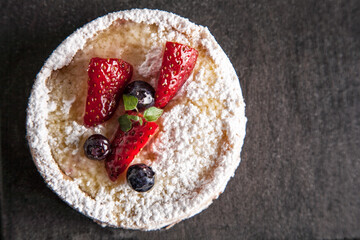 ricotta and fruit souffle