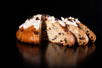 panettone with chocolate chips 4