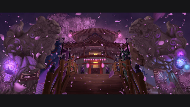 夜桜宴,コンセプトアート