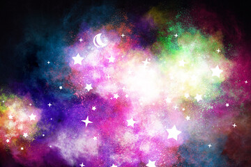 Star Abstract Decoration Lights Background
