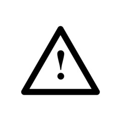 Attention Sign Icon Vector Illustration