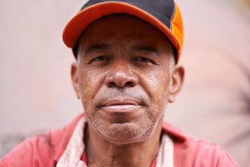 Hes lived quite the life. Cropped shot of a mature ethnic man.
