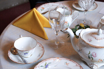 豪華なテーブルセッティング