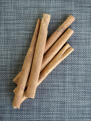 건조시킨 향신료 시나몬, 요리재료