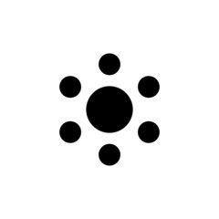 Brightness Icon Vector Illustration Style