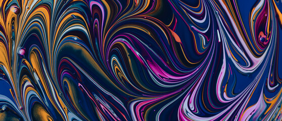 Acrylic color painting abstract background