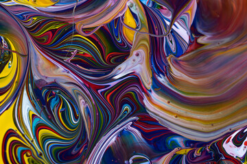 Acrylic color painting abstract background