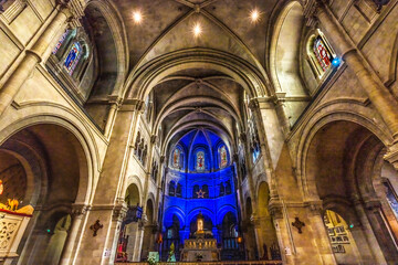Fototapeta premium Altar Basilica Cathedral Church Nimes Gard France