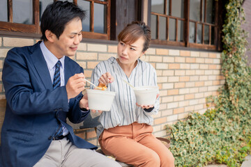 カジュアルビジネスの会社員
