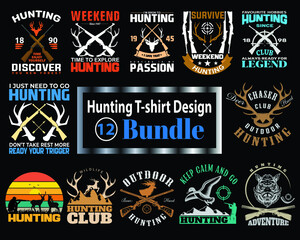 Hunting vector T-shirt design