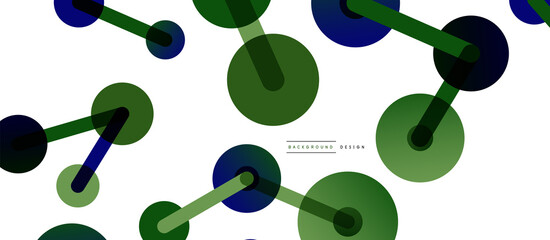 Network concept abstract background. Dots connection. Big data idea. Business template for wallpaper, banner, background or landing