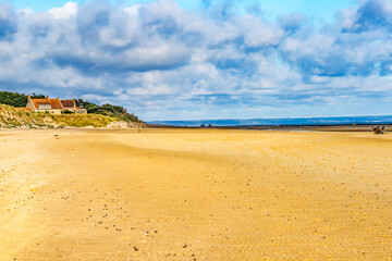 Houses Tractors Utah D-day Landing Beach Normandy France