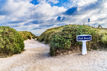 German Fortifications Utah D-day Landing Beach Normandy France
