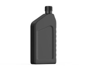 Blank Mini Motor Oil Plastic Jerry Can For Branding And Mock up, 3d Render Illustration