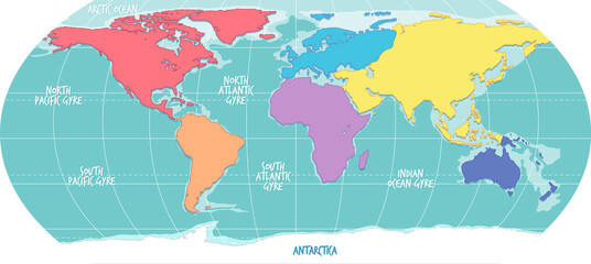 World atlas in color © blueringmedia