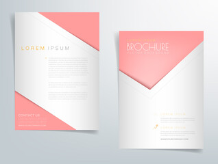 Header flyer business brochure vector graphic with space for text and message design