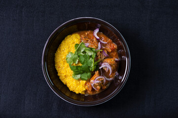 chicken curry with rice