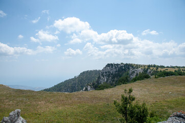 landscape with sky and clouds