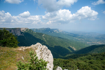 view of the mountains