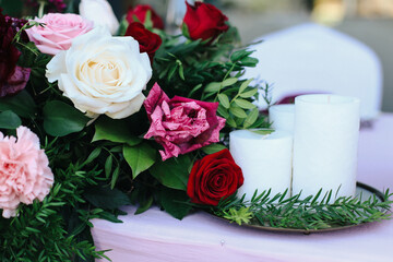 Wedding decor and decorations.