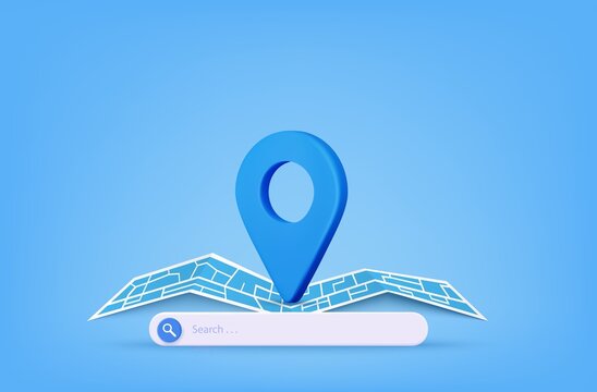 pin pointer and Map location search GPS