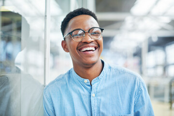 Be so good you become your own source of inspiration. Portrait of a confident young businessman...