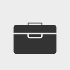 Briefcase vector icon illustration sign