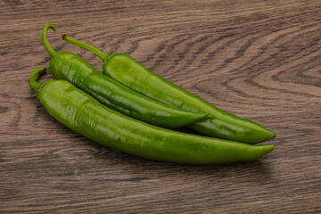 Ripe tasty spicy green pepper