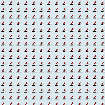 Red, white, blue color mix tringular background also pattern for fabric 