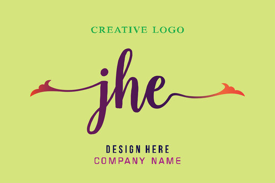 JHE lettering logo is simple, easy to understand and authoritative
