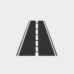 Highway vector icon illustration sign