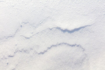 Snowy crust as an abstract background.
