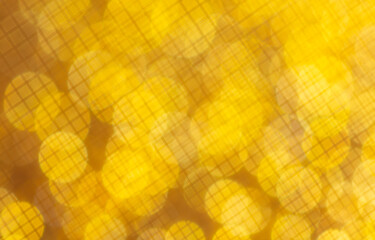 Golden bokeh as an abstract background.