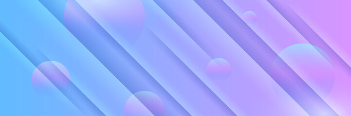 Fototapeta premium Modern abstract dark blue banner background. Vector illustration template with pattern. Design for technology, business, corporate, institution, party, festive, seminar, and talks.