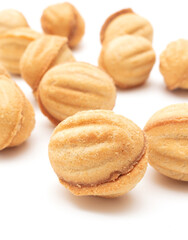 Cookies nuts with condensed milk