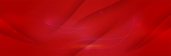 Modern abstract dark red banner background. Gradient red colorful Abstract wide banner design background