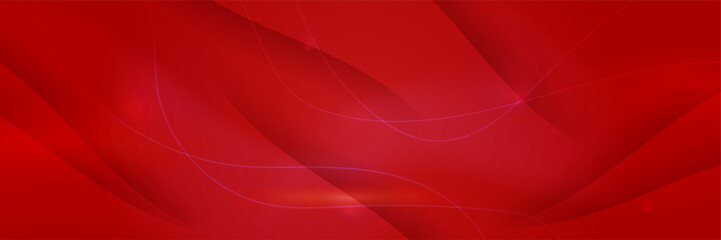 Modern abstract dark red banner background. Gradient red colorful Abstract wide banner design background