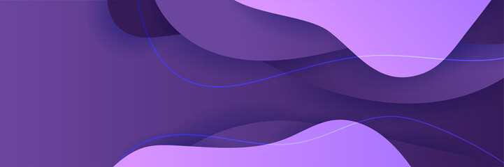 Modern abstract dark purple blue orange banner background. Vector abstract graphic design banner pattern background template.