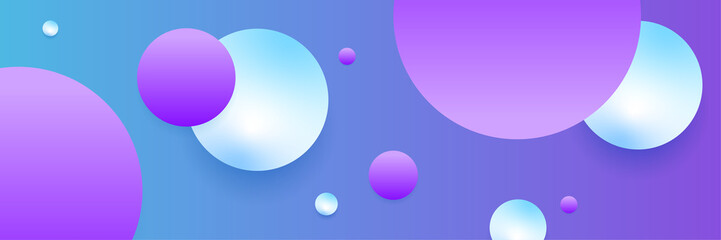 Modern abstract dark purple blue orange banner background. Vector abstract graphic design banner pattern background template.