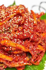 Spicy Balloon Flower Root Salad 