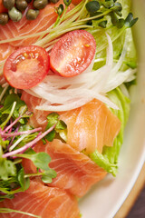 salmon with lemon and herbs