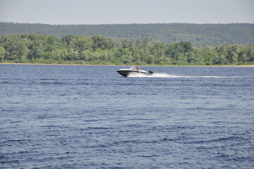 Nature. Landscape in the wild. Beautiful landscape. The river is a large body of water.