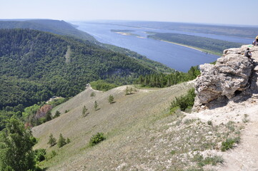 Nature. Landscape in the wild. Beautiful landscape. The river is a large body of water.