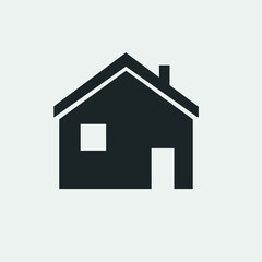 Fototapeta na wymiar House vector icon illustration sign