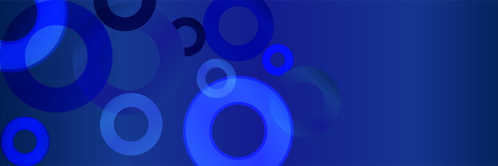 Modern abstract dark blue banner background. Vector illustration template with pattern. Design for technology, business, corporate, institution, party, festive, seminar, and talks.