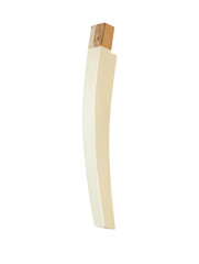 Wooden furniture legs white color