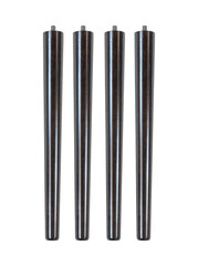 Wooden furniture legs of dark color