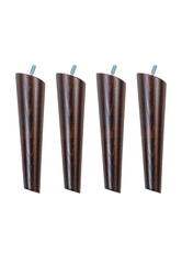 Wooden furniture legs of dark color