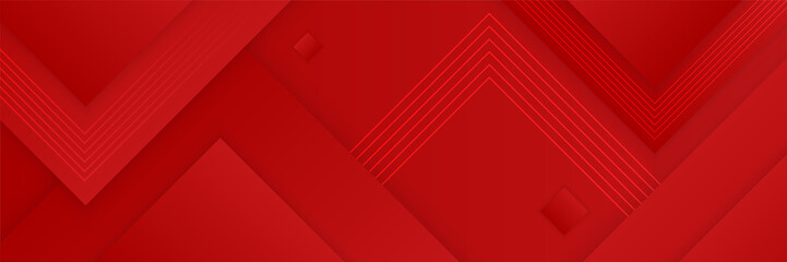 Modern abstract dark red orange yellow banner background. rectangle line light blue colorful Abstract wide banner design background © Salman